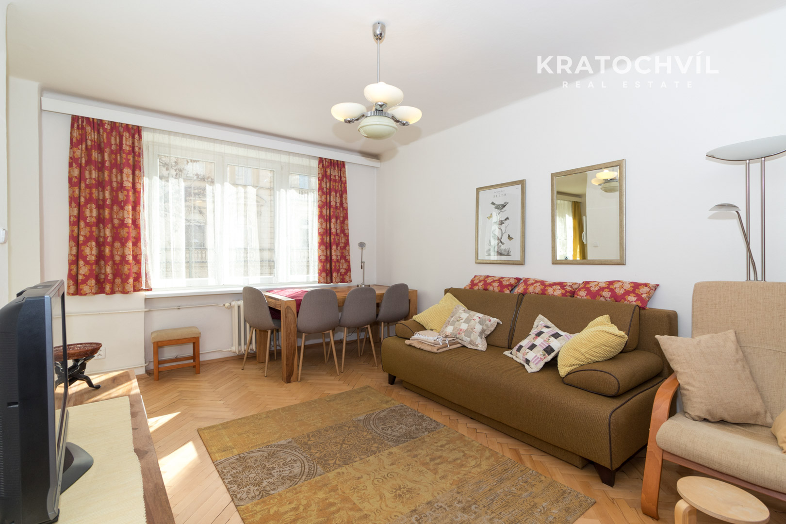 PRONÁJEM  BYTU 2+1 - PRAHA 2 VINOHRADY - 24.000 Kč + popu.