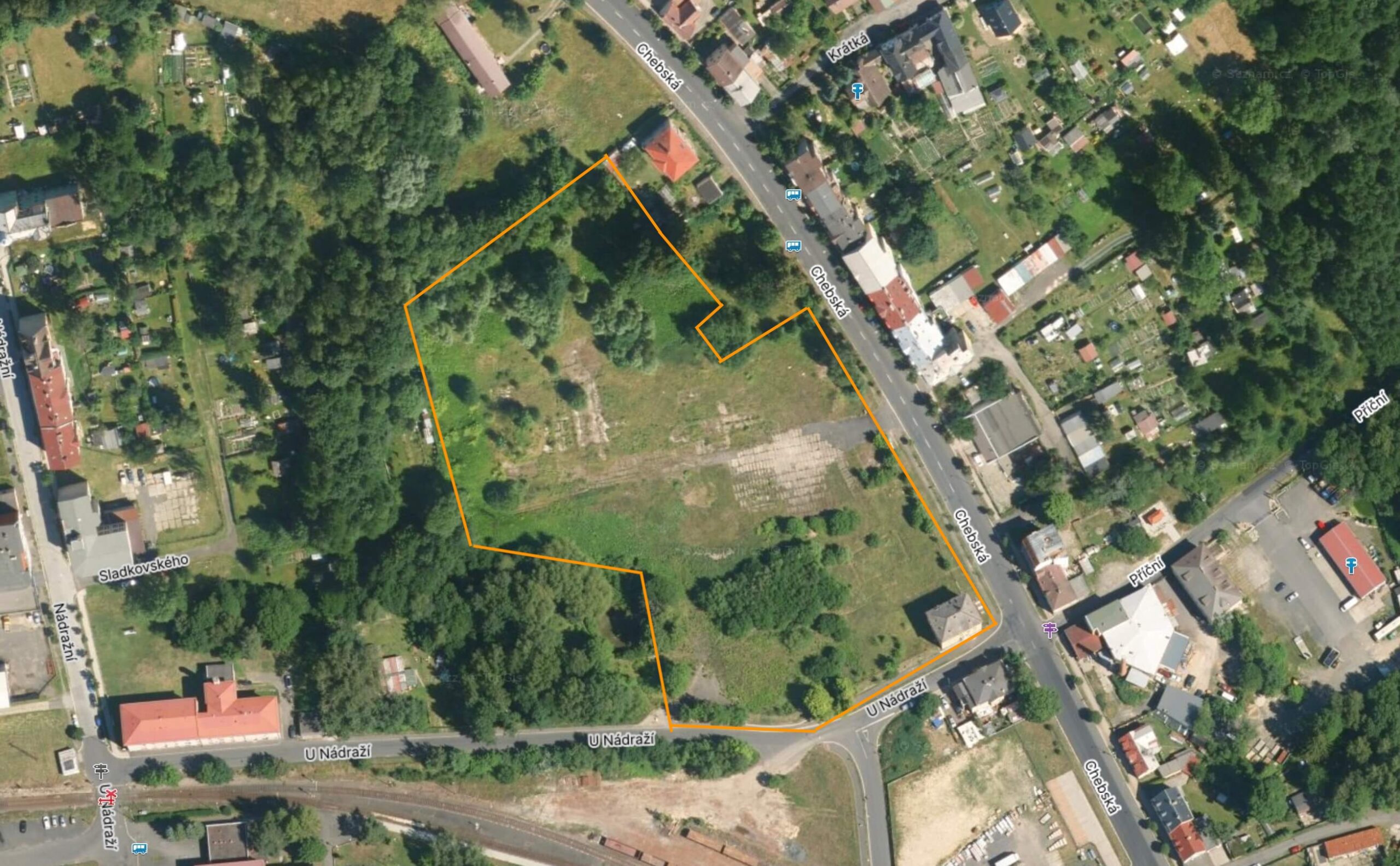 PRODEJ POZEMKU 22102 m2 - Aš, Chebská ul. - 2.800 Kč/m2